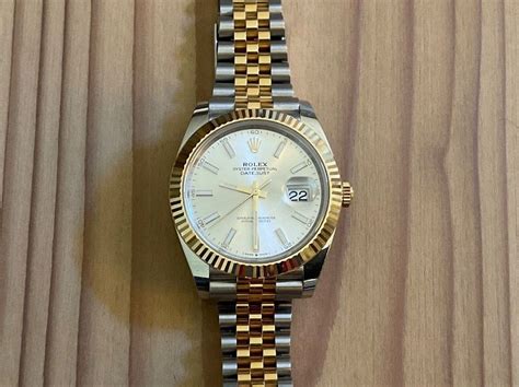 rolex datejust stahl gelbgold|Rolex Datejust 41mm white gold.